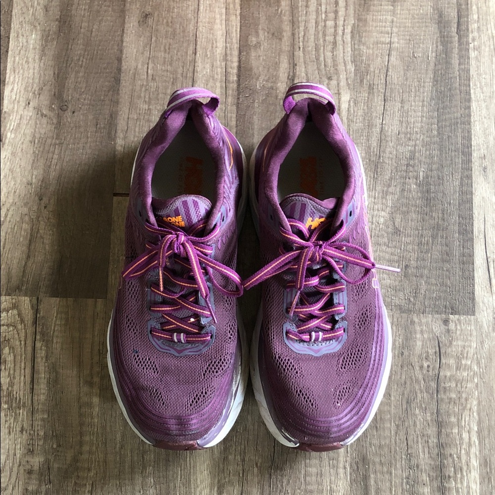 Hoka Purple Bondi 6 Running Shoes 7.5
